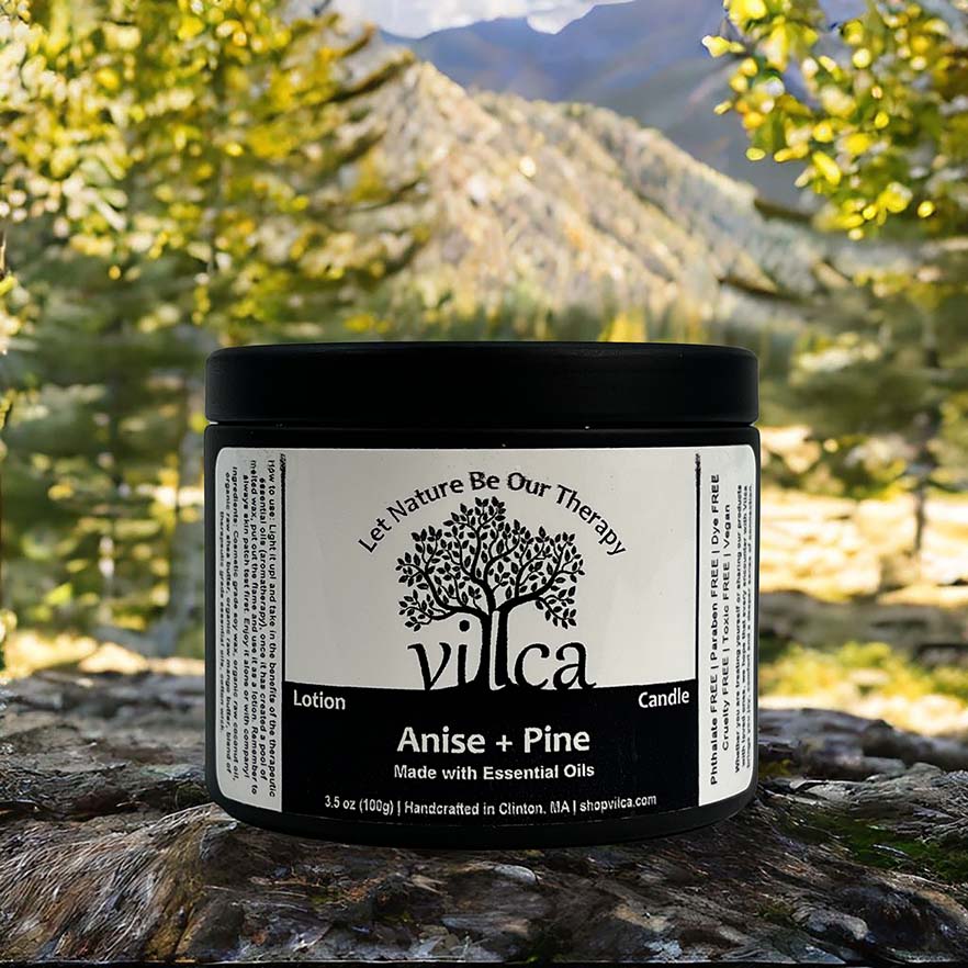 Anise + Pine Lotion Candle