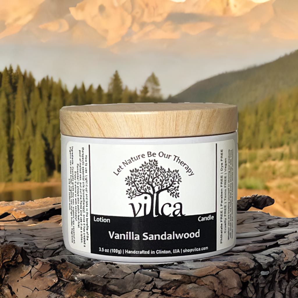 Vanilla Sandalwood Lotion Candle