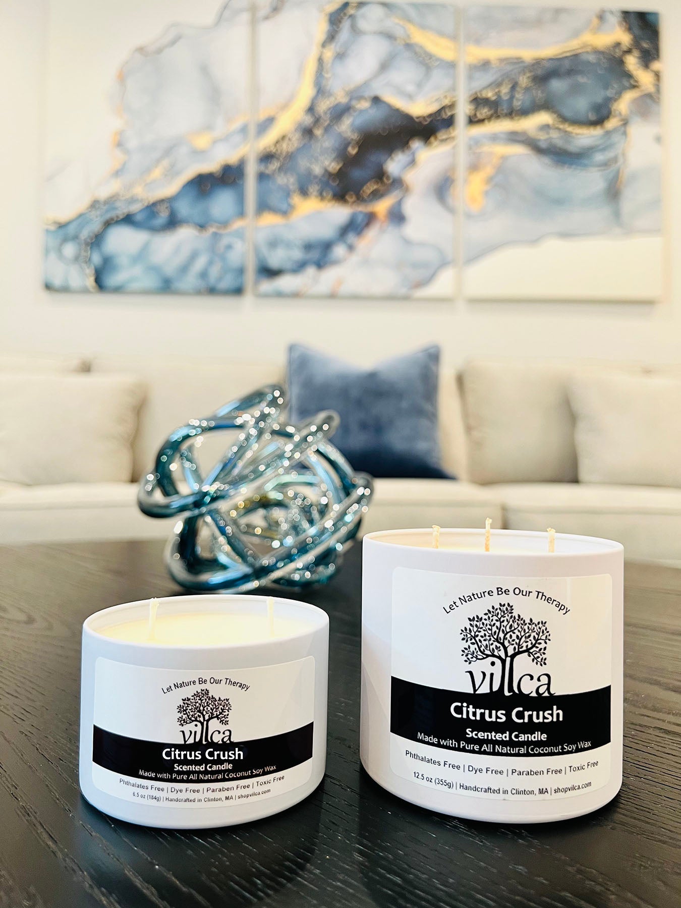 Citrus Crush + Odor Eliminator Scented Candle