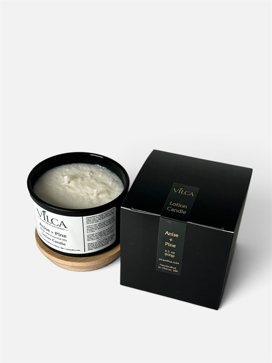 Anise + Pine Lotion Candle