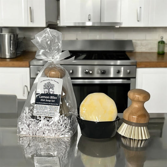 Lemon Bliss Dish Soap Set