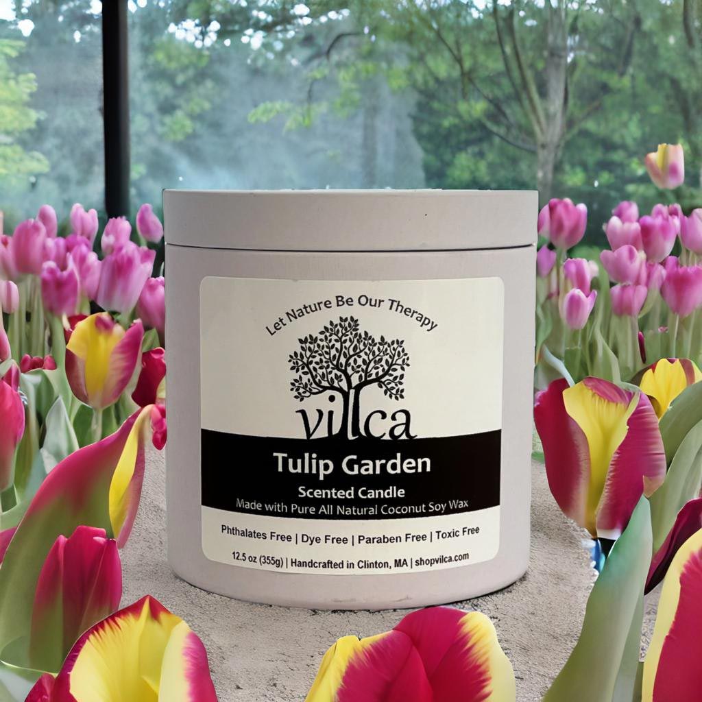 Tulip Garden Scented Candle