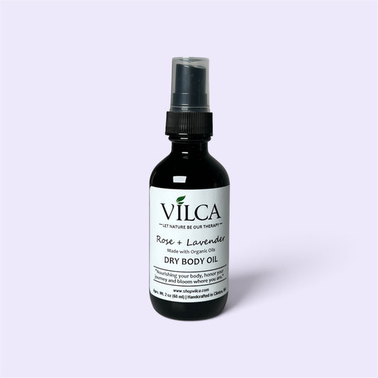 Rose + Lavender Dry Body Oil