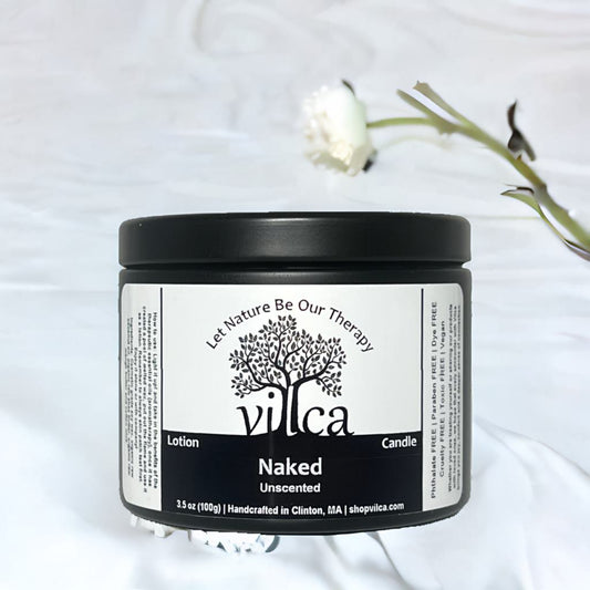 Naked - Unscented Lotion Candle